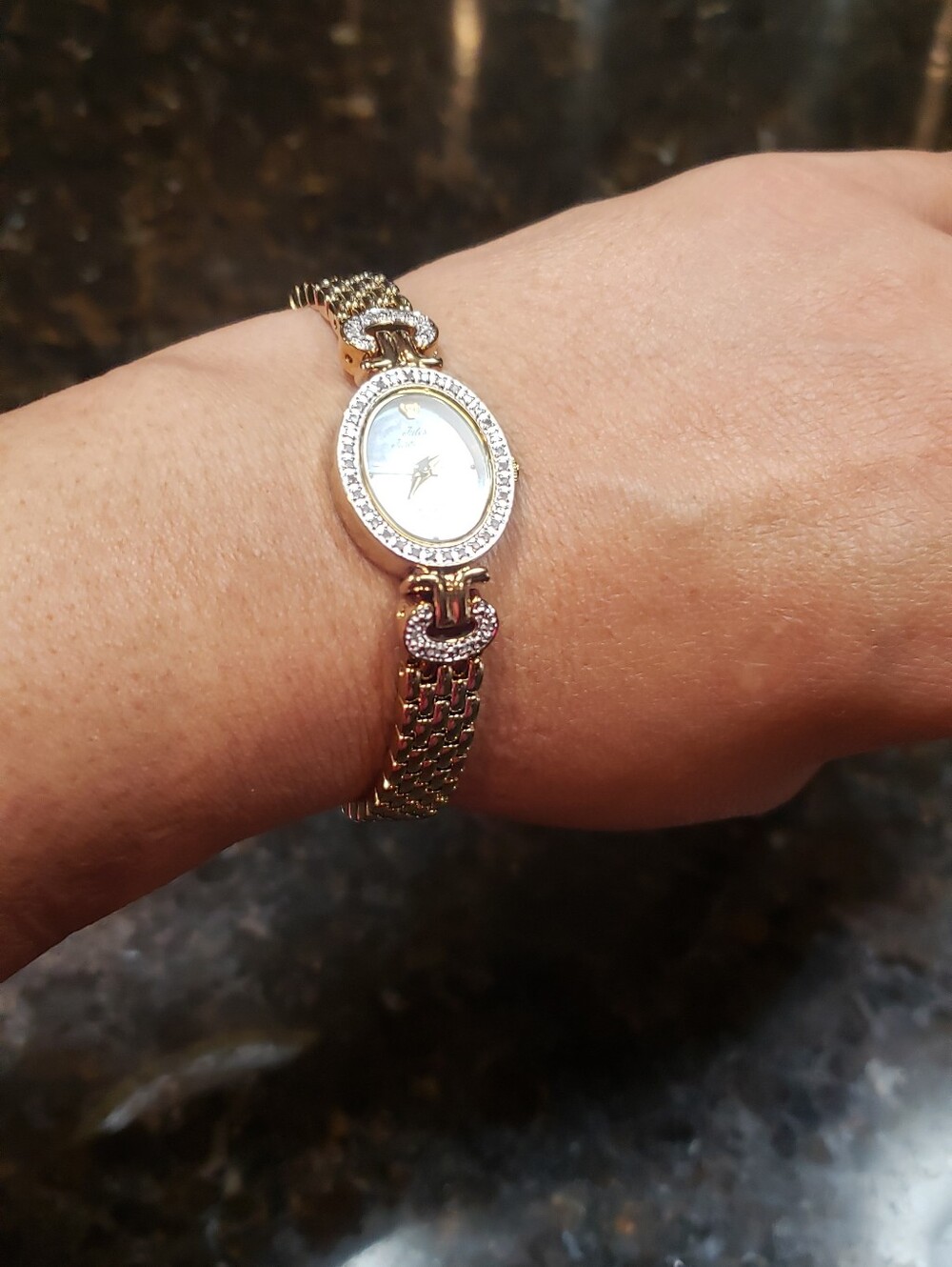 Jules Jurgensen 7621 Diamond Quartz Watch